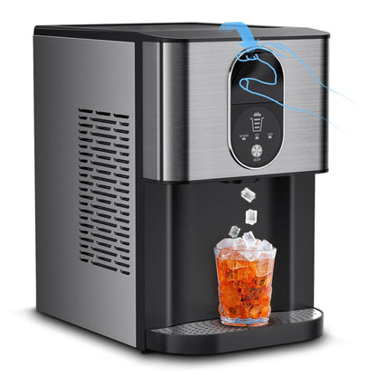44lbs 24h Nugget Ice Maker Countertop Dispenser