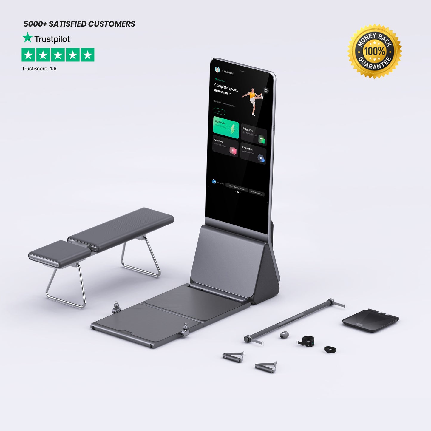 Blaze AI Smart home workout & fitness equipment